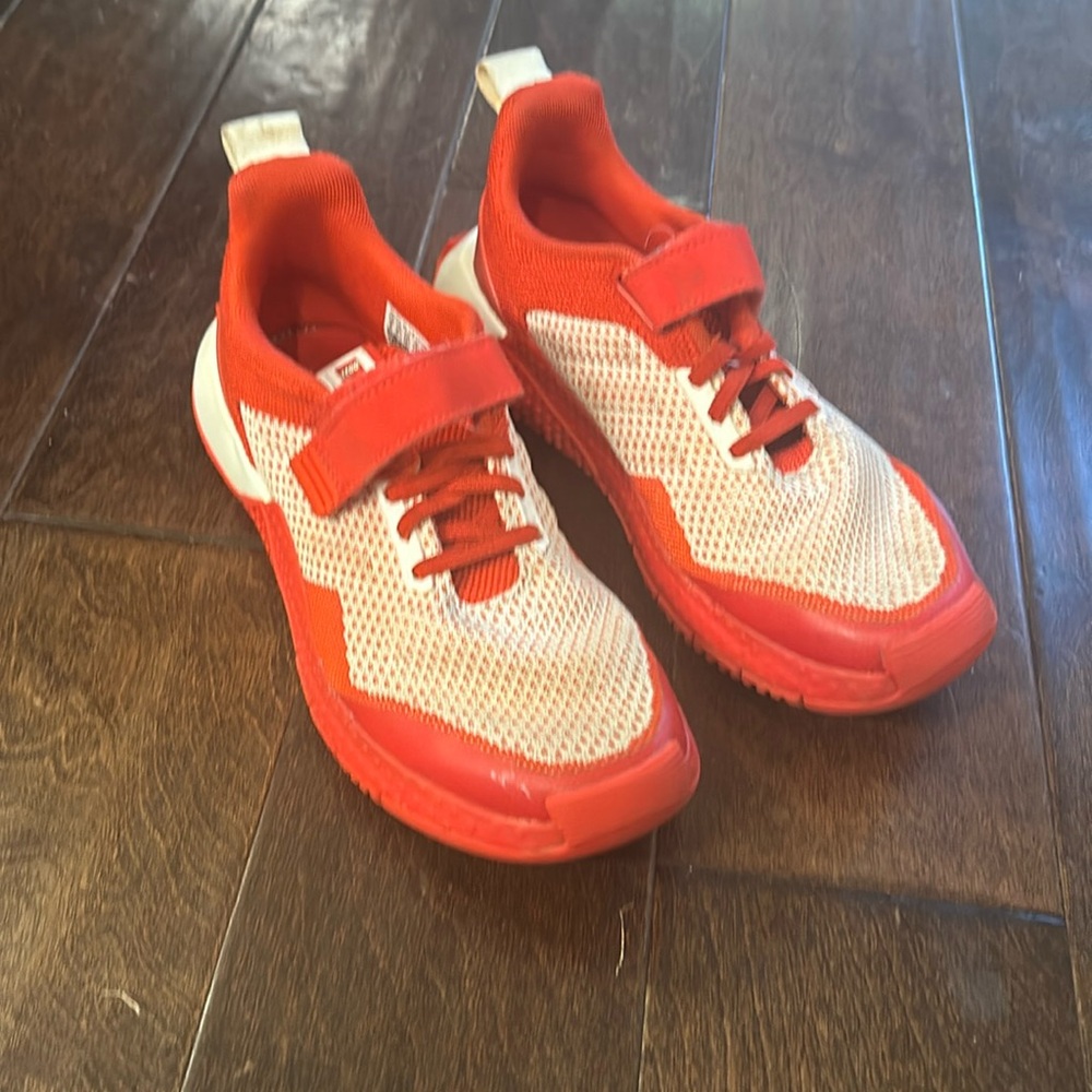 LEGO Adidas Red boys shoes size 6